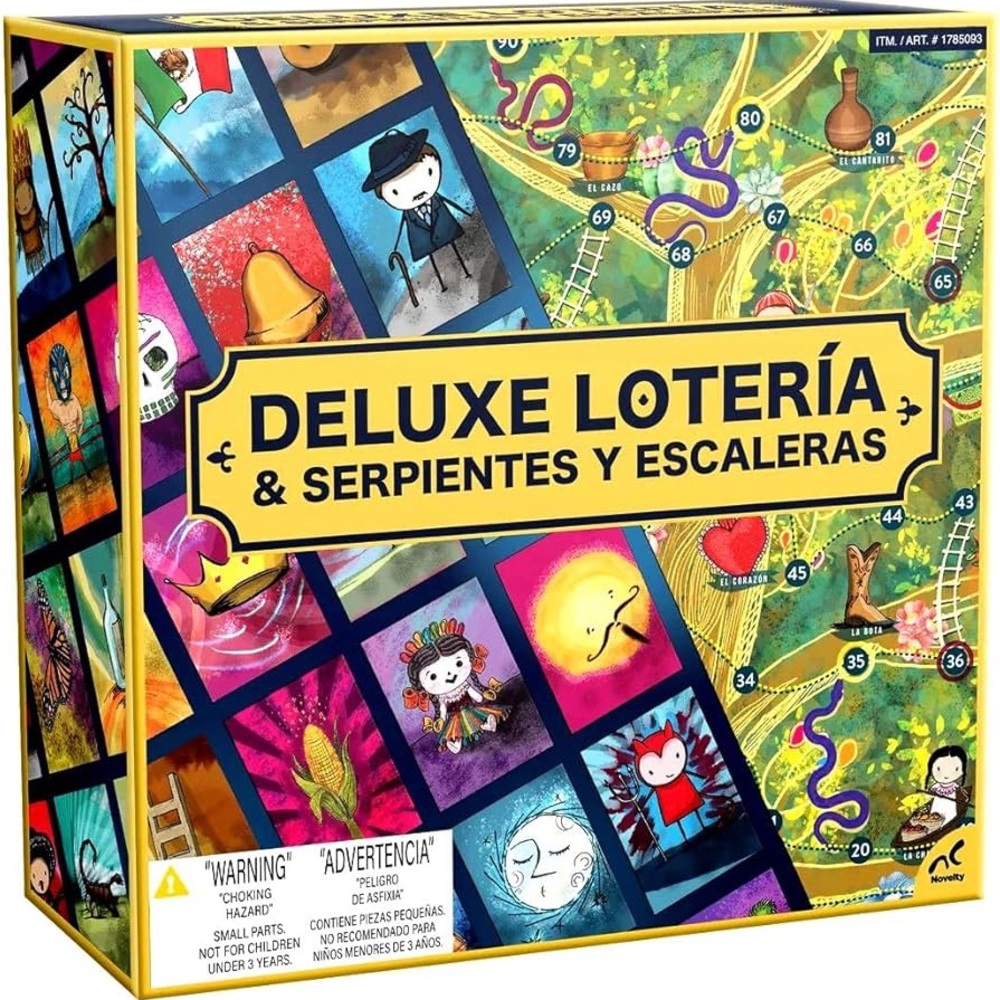 Deluxe Lotería & Serpientes y Escaleras Board Game